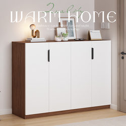 New Model 2025 Hot-Selling Entryway Shoe Cabinet for Home Use, Large Capacity, Multi-Layer, Extra-Large Hallway Storage Cabinet, Integrated Against the Wall