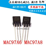 Triac MAC97A6 MAC97A8 Transistor thyristor nội tuyến TO-92 (50 chiếc)