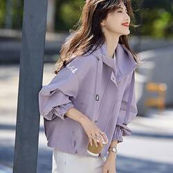 2026 Spring New Style This Year's Popular Short Hooded Jacket for Women, Petite Casual and Stylish Outerwear