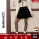 BANANA CICI 2024 winter new versatile cake skirt velvet lace lace A-line skirt