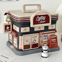 2025 New Model Piggy Bank, Depositable and Withdrawable, Large Capacity for Children, Boys and Girls, Year of the Dragon Savings Bank, Creative Coin Money Box