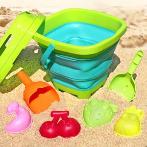Children's Beach Toy Set Baby Beach Digging and Playing with Sand Convenient Digging Tools Shovel Bucket Hourglass Male and Female