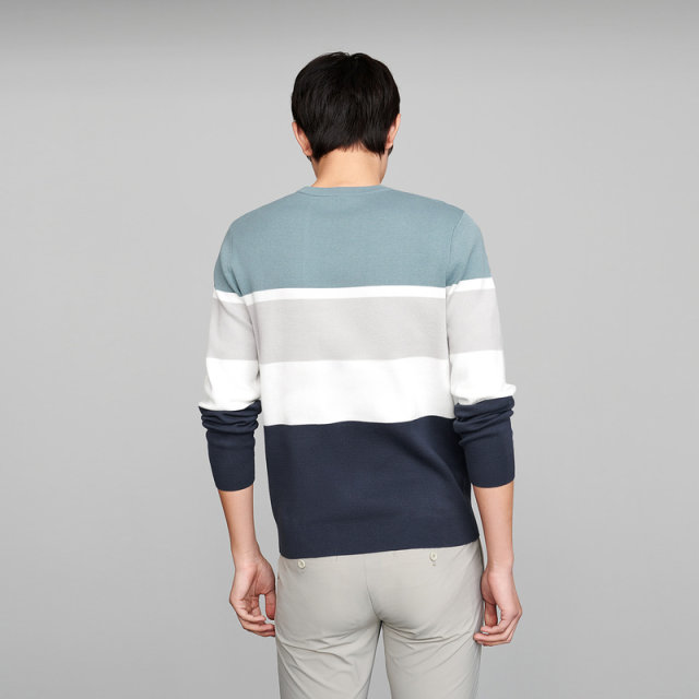 Sweater Men's Autumn Winter Korean Fashion Loose Trend Pullover Solid Color Long Sleeve Sweater Casual Male Tops