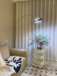 Arco Marble Fishing Floor Lamp Designer Italian Living Room Model Room Parabolic Exhibition Hall Decorative Lamp