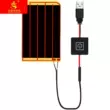 Thông Minh Graphen Hồng Ngoại Xa Làm Nóng Tấm Áo Vest Điện Làm Nóng Áo Vest Quần Áo DIY Làm Nóng Quần Sạc USB 5V 