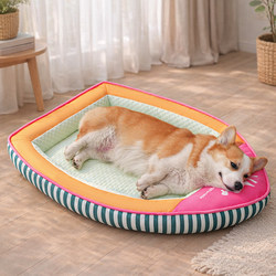 New Style Dog Bed for All Seasons, Water-Repellent, Thickened, Soft Boat Bed, Cat Bed, Suitable for Large, Medium and Small Dogs, Summer Pet Bed
