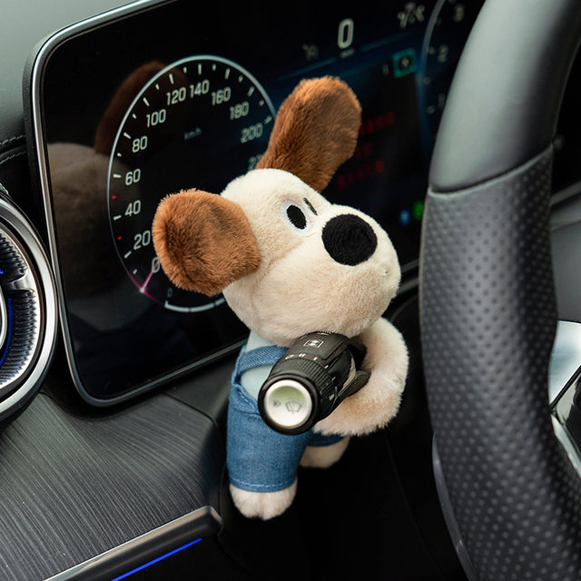 New Car Gear Decoration Car Turn Signal Cute Bear Doll Direction Light Wiper Decor Pink Car Accessories Interior Woman