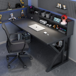 Computer Desk Desktop Home Gaming Desk and Chair Bedroom Simple Desk with Bookshelf Study Desk Student Desk Office Desk