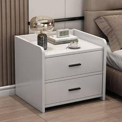 Bedside Table, Light Luxury, Simple and Modern Bedside Storage Rack, Italian-Style Storage Cabinet, Small ins Style Bedroom Storage Cabinet