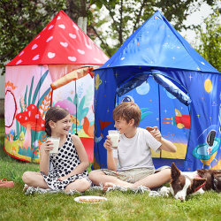 Whale-Themed Children's Tent Indoor and Outdoor Playhouse Baby Tent Boys and Girls Playhouse Pretend Play House Small Tent