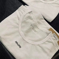 Raudax Cycling Jersey Vest Sweat-Wicking Moisture-Wicking Quick-Drying Solid Color Mountain Bike Flat Handlebar Running Shirt