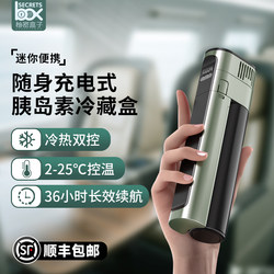 Insulin Refrigeration Box Is a Portable, Rechargeable Storage Device for Medicines and Can Be Used as a Small Refrigerator in the Car and Can Be Used on Airplanes