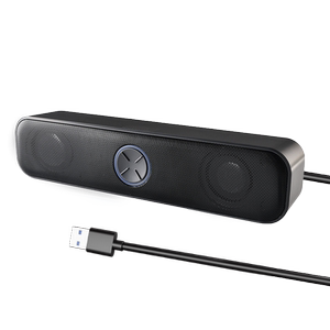 
USB audio computer small speaker desktop one-line straight socket desktop laptop dedicated wired home use