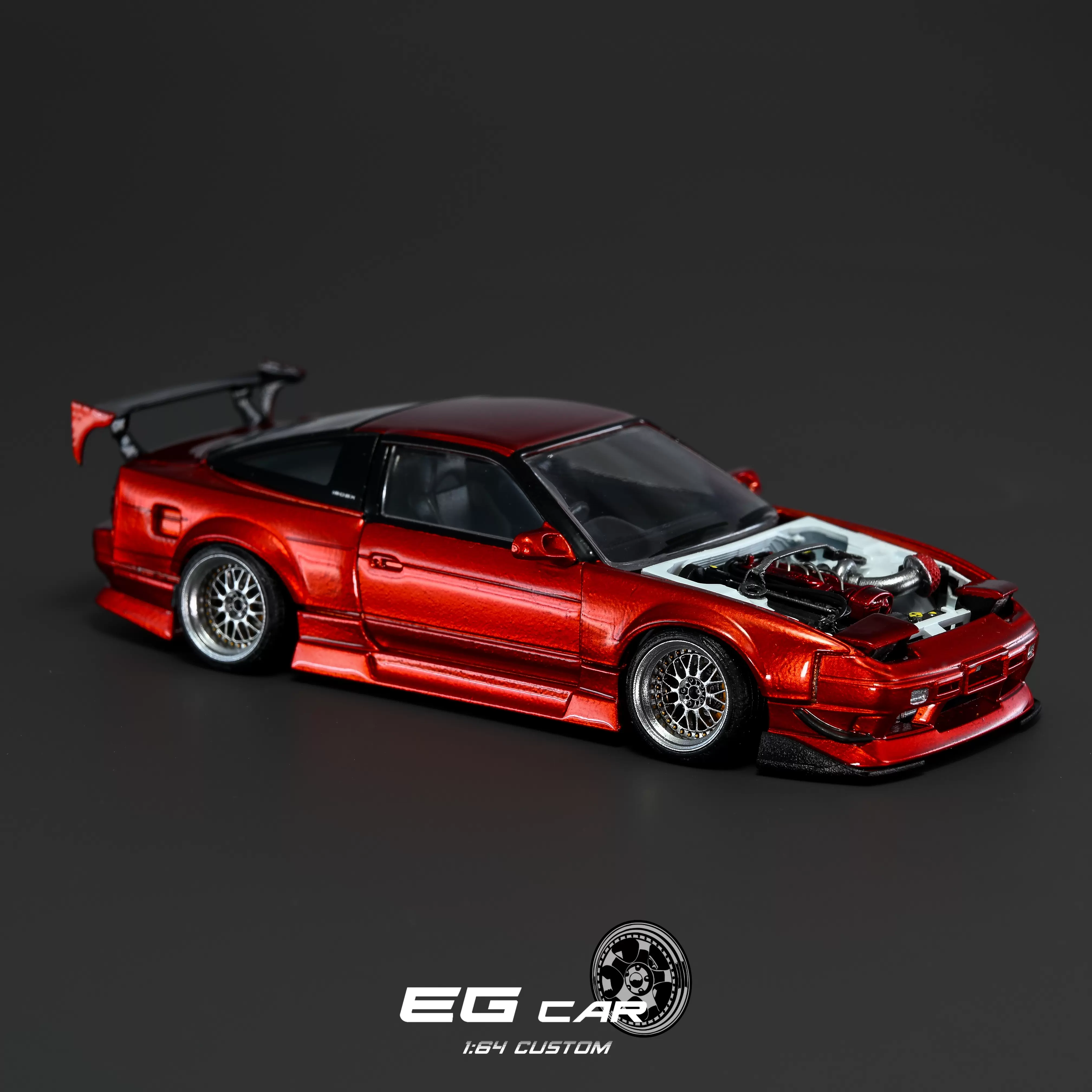 EGwheels Work VSKF 附带卡钳9.0mm 1/64小比例汽车模型改装轮毂