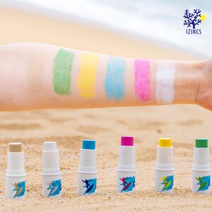 
Pure physical sunscreen mud stick outdoor surfing military training waterproof and sweatproof diving special ZINC Bali coral friendly