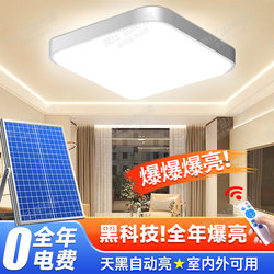 2026 New Solar Ceiling Light for Courtyard, Home Indoor Lighting, Living Room, High Light Transmittance, Ultra-Bright, High-Power Hanging Light