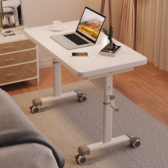 
Movable desk computer desk desk student home bedroom simple small table lift workbench bedside table