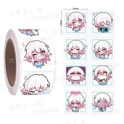 500 Stickers/Roll Anime Cartoon Mobile Game March 7 Stickers Toy Decoration Round Adhesive Labels Sealing Stickers