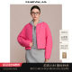 Mandeshi short cotton jacket 2025 winter new product bread jacket cotton jacket solid color thickened top women's short jacket