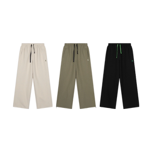 ACMEITEM outdoor women's casual sports trousers adjustable foot embroidered tether trousers
