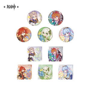 
[Genshin Official] Yoshinobu Listening Series Badges Acrylic Square Genshin