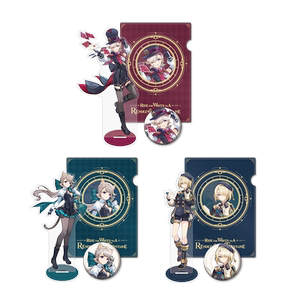 [Original God Official] 2023 Yuanshen Game Art Exhibition Series Badge Folding Folder Genshin