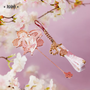 
[Genshin Official] Yae God Son Theme Impression Series Metal Bookmark/Key Chain Genshin