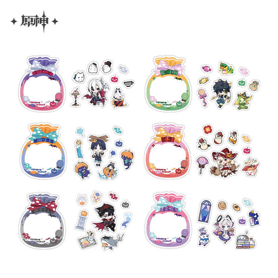 
[Official Genshin] Night Fantasy Series Sticker Set Genshin