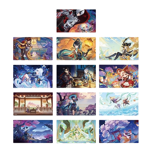 [Original God Official] Version forward -looking series transparent card Genshin