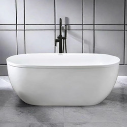 Insulated Bathtub Acrylic Thin Edge Bathtub Seamless Bathtub Home Adult Independent Hotel Oval Imperial Concubine Bathtub