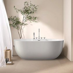 Acrylic Small Apartment Bathtub Seamless Integrated Household Adult Insulation Independent Hotel Bathtub Imperial Concubine Bathtub