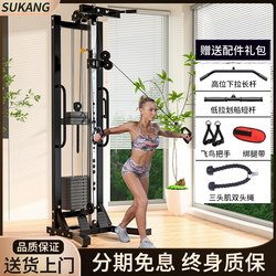 Multifunctional Single-Sided Bird Gantry Fitness Equipment Family High Pull-Down Chest Low-Pull Rowing Training Equipment