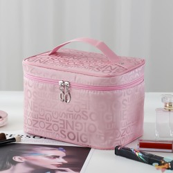 Large Cosmetic Bag for Women, Portable, Large Capacity, Travel Waterproof Box, Skin Care Product Storage Box, Makeup Box
