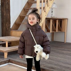 2025 new winter girls' cotton warm jacket
