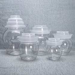 Transparent Pickle Jar 1 Jin 1.0kg Pickled Vegetables, Chopped Chili Peppers, Food Packaging, Thickened Plastic Bottle, Small Sealed Jar