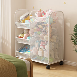 Cartoon Doll Children's Toy Storage Rack Multi-Layer Baby Doll Toy Cabinet Organizer Box Storage Cabinet