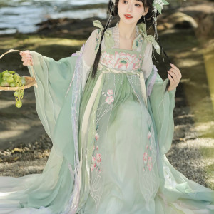 服 集 [Qinghe] Qi breasts skirt daily Chinese style new Chinese elements spring and summer