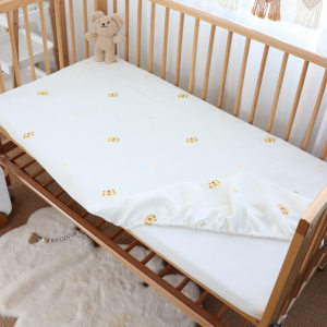 
Cribs, cotton mini waffle, baby sheets, baby mattress, dirty bed sheets, baby supplies