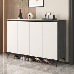 Rock Slab Shoe Cabinet for Home Use, Large Capacity, Multi-Layer, 2026 Popular Model, Storage Cabinet for Hallway, Entrance, All Solid Wood Shoe Cabinet