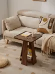 Quán cà phê bằng gỗ nguyên khối sang trọng nhẹ nhàng cho phòng khách sofa bàn bên bàn góc khách sạn giường ngủ và bữa sáng phòng ngủ tủ đựng đồ đầu giường đơn giản bàn vuông 