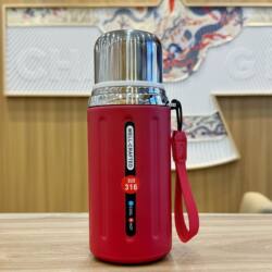 New 316 Stainless Steel Thermos Cup, Large Capacity Water Cup for Male and Female Students, High-Looking, Convenient Outdoor Tea Brewing Cup