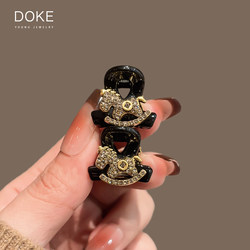 Rhinestone Pony Hair Clip for Women, Delicate Side Clip, Bangs Forehead Hair Clip, Princess Hair Clip, Mini Shark Clip