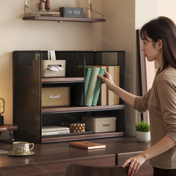 Desktop Storage Rack Office Desk Storage Rack Simple Bookshelf File Rack Desk Multifunctional Storage Shelf