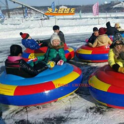 Winter Ice and Snow Amusement Equipment: Ice Bumper Cars, Ice Bicycles, Dog Sleds, Electric and Fuel-Powered Tracked Vehicles