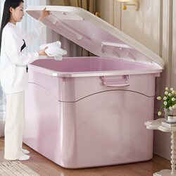 Large Capacity Storage Box, Extra-Large Clothing Storage Box, Thickened and Reinforced, Extra-Large Size for Moving, Household Quilt Organizing Box