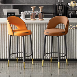 Light Luxury Bar Stools, Commercial Viewing Chairs, Billiard Room Leisure High Stools, Bar Chairs, High Stools for Billiard Halls and Front Desks