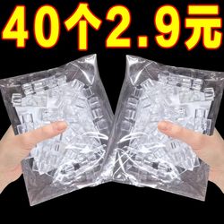 Punch-free wire manager wire fixer traceless self-adhesive data cable storage network cable wiring wall insertion and row fixing