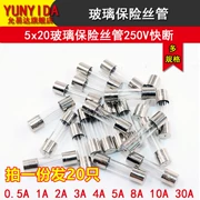 Ống cầu chì thủy tinh 5x20 6x30 250V 0.5A 1A 2A 3A 4A 5A 8A 10A 30A ngắt nhanh