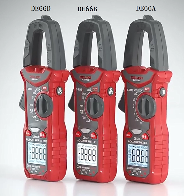 德力西数字钳形表万用表高精度全自动数显电流表电工