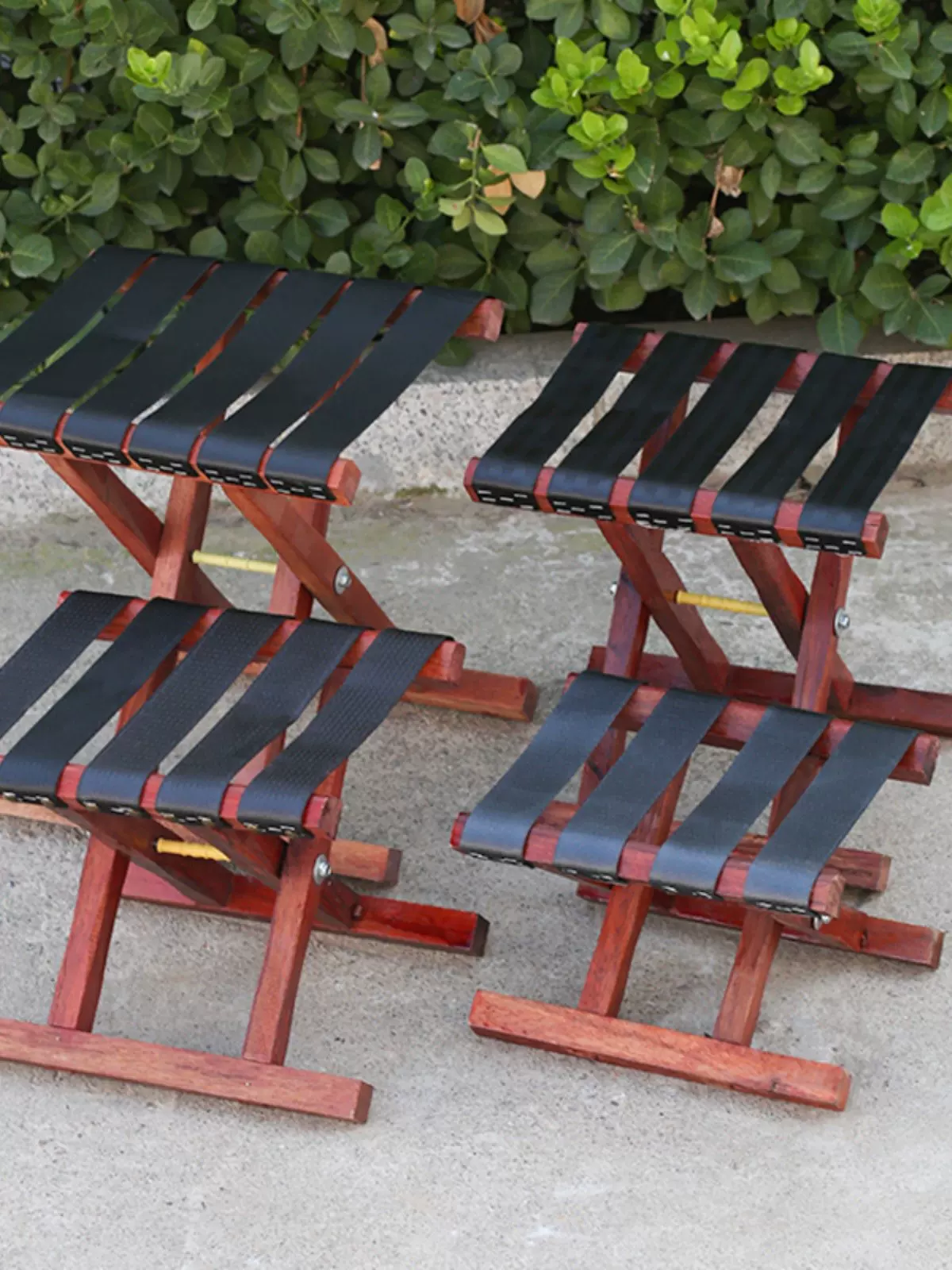 高马扎老人小马扎凳 成人实木高马扎 折叠 便携 加高凳 大号承重